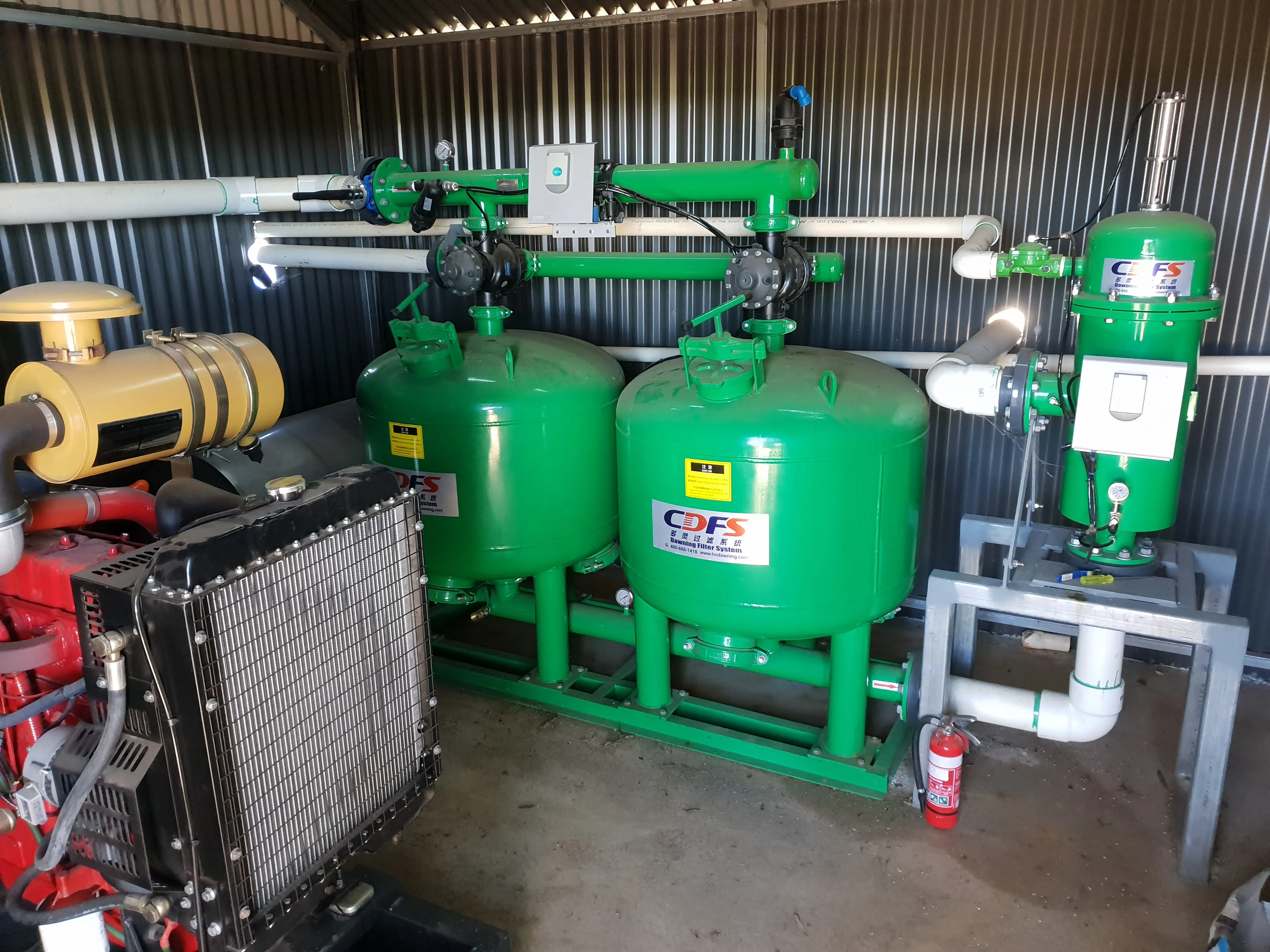 Australia River Water para sa Vineyard Irrigation Project